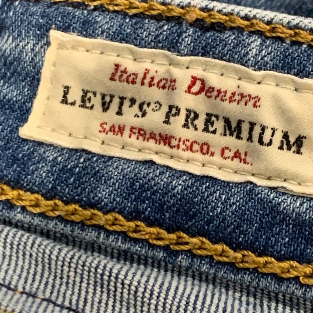 Vintage Levi's 70’s Italian Denim Premium San Francisco, Cal. Blue 726 - Picture 6 of 10